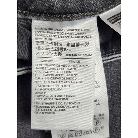 Levi's Black 721 High Rise Skinny Size 30 Jeans - Picture 10 of 11